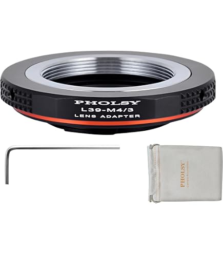 Amazon.com : Fotasy Adjustable Leica M39 Lens to M43 Adapter, 39mm